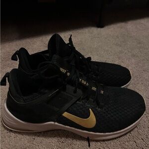 Nike Black and Gold Athletic Nike Shoes